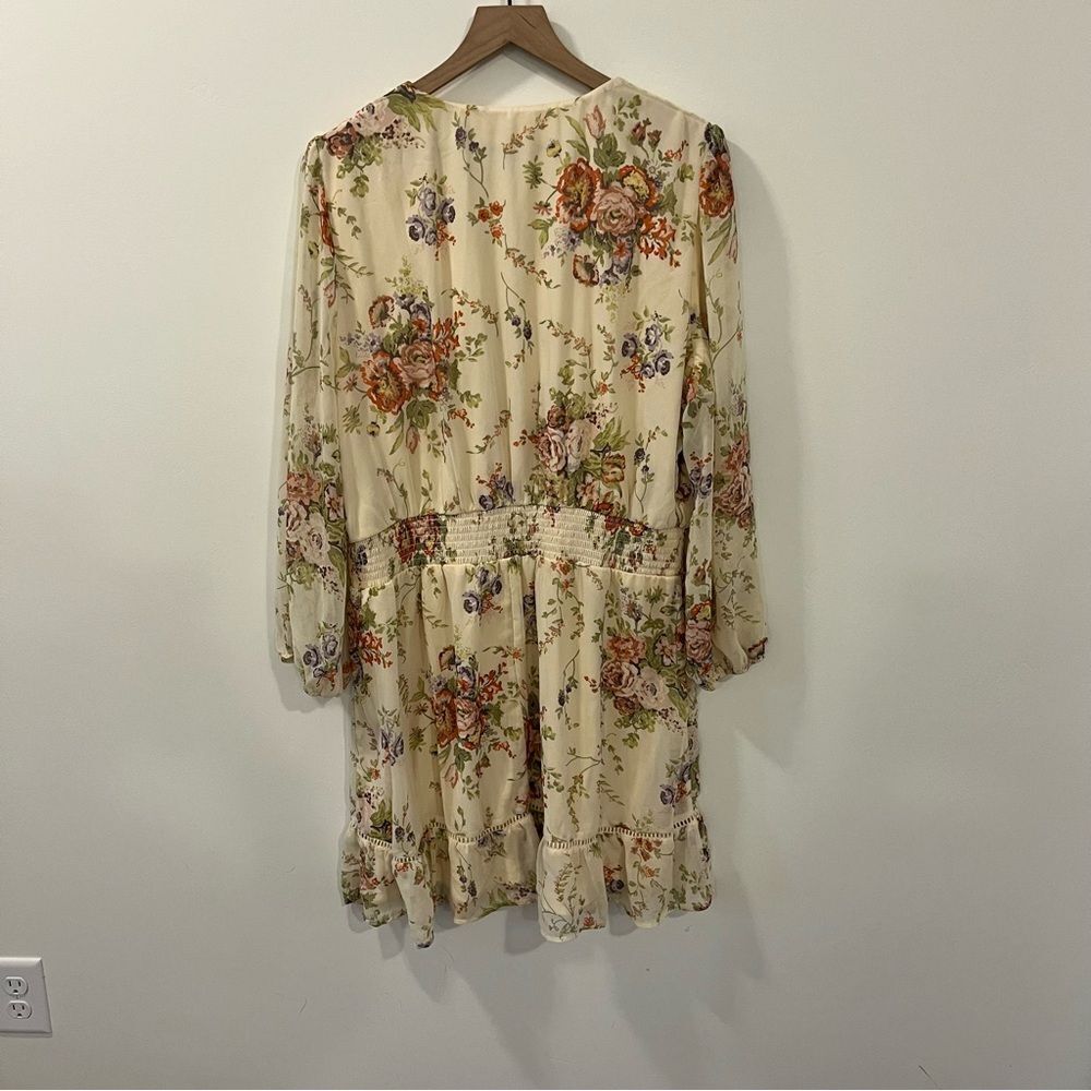 LC Lauren Conrad Floral Long Sleeve Dress XXL - Picture 6 of 13